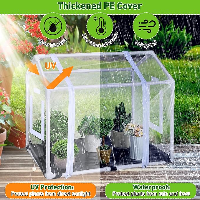 Mini Greenhouse with Potting Mat - Image 6