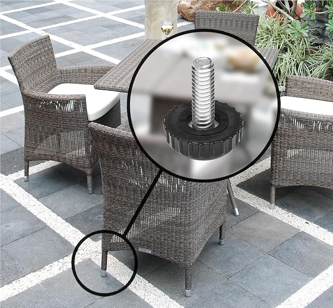 Slipstick Gorilla Outdoor Adjustable Furniture Levelers Weatherproof Screw in - Image 3
