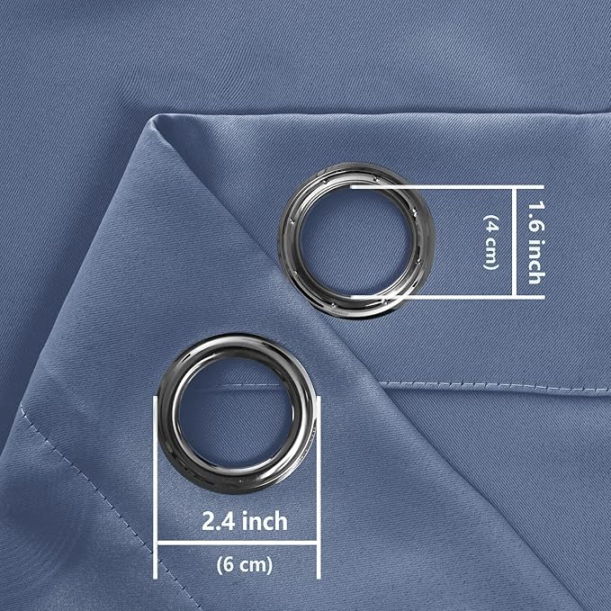 Hiasan Blackout Curtains for Bedroom, 38 x 72 Inches Long - Image 7