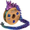 Comgrow Tri-Colors Silk PLA 3D Printer Filament, Rainbow PLA Filament 1.75mm by Comgrow