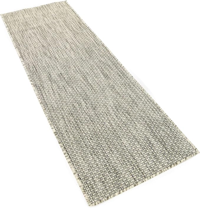 Unique Loom Collection Casual Transitional Solid Heathered Indoor/Outdoor - Image 5