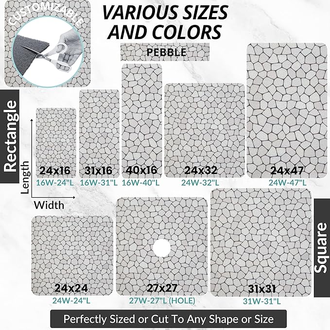 Non Slip Bathtub Mat Shower Mat - Image 6