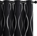 NICETOWN Black Out Curtains for Small Window, 2 Panels, 42 inches Wide by 48 by NICETOWN