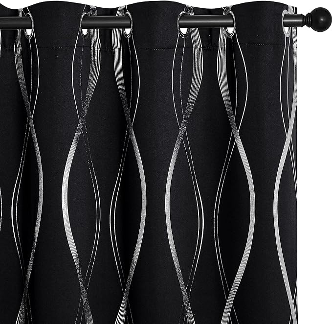 NICETOWN Black Out Window Curtains by NICETOWN