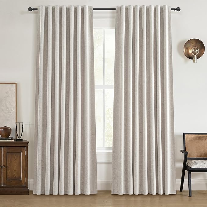 Extra Long Custom 102 Inch Curtains, 100% Blackout Curtains - Image 8