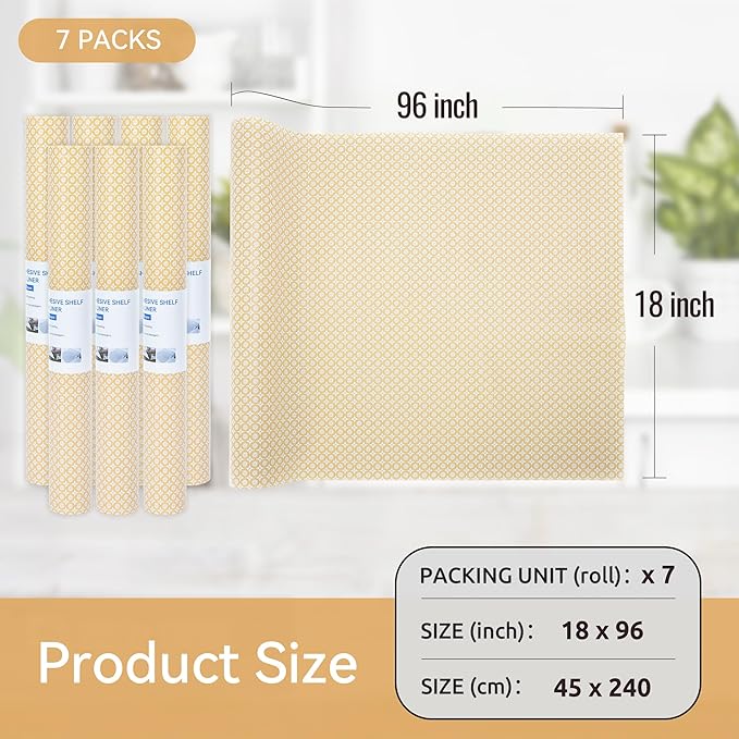 FIFTY FEET 18"x96" Non-Adhesive Shelf Liner - Image 5