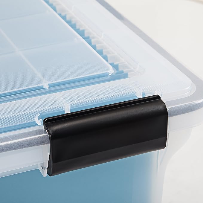 IRIS USA File Box WeatherPro File Organizer Plastic File Box - Image 8
