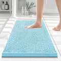 Smiry Luxury Chenille Bathroom Rugs 24x16, Extra Soft and Absorbent Shaggy Bath by Smiry