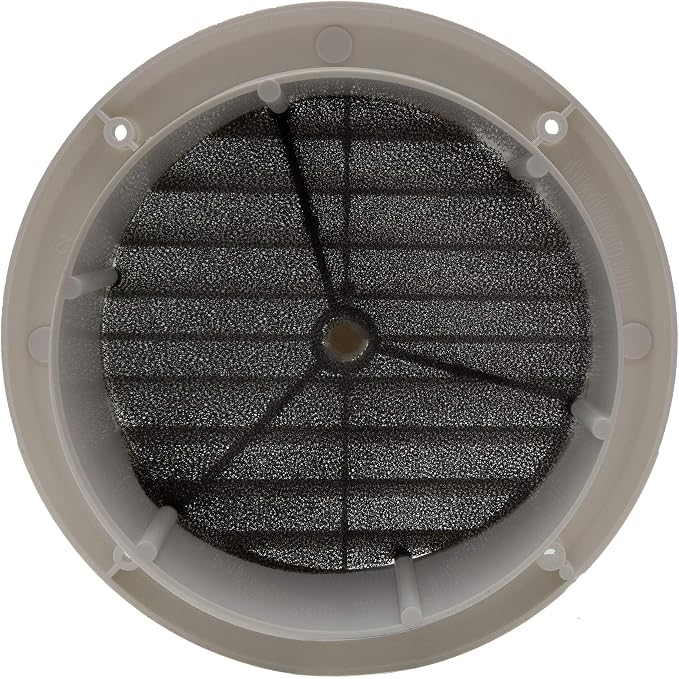 RecPro RV AC 5" Side Vent | Optional Charcoal Filter | White | Camper - Image 6