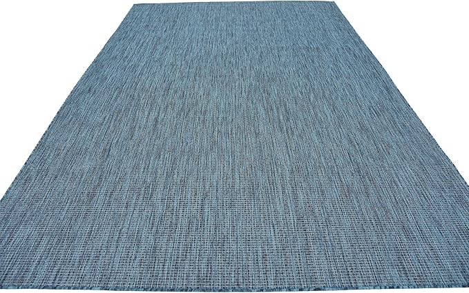 Unique Loom Collection Casual Transitional Solid Heathered Indoor/Outdoor - Image 6