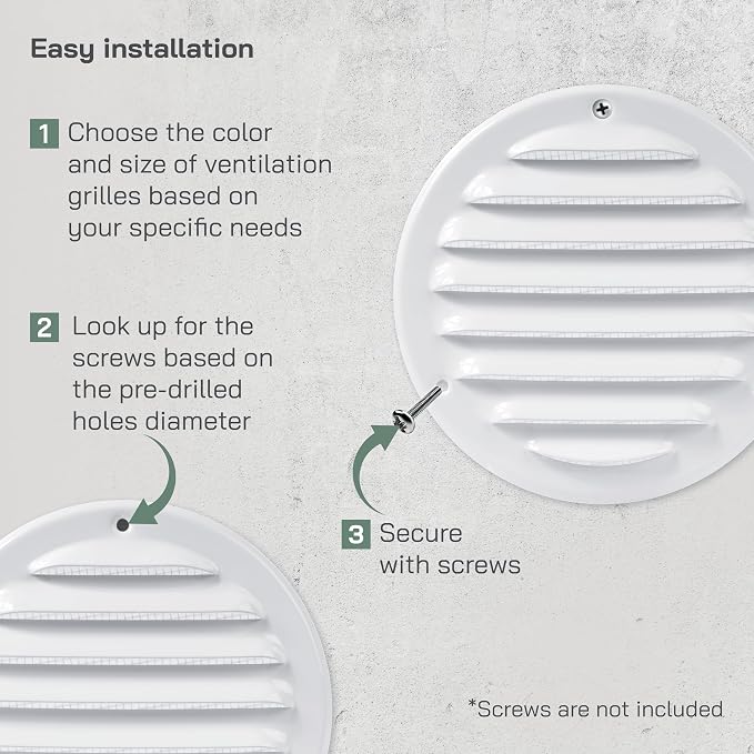 Vent Systems 4" Inch White Soffit Vent Cover - Image 4