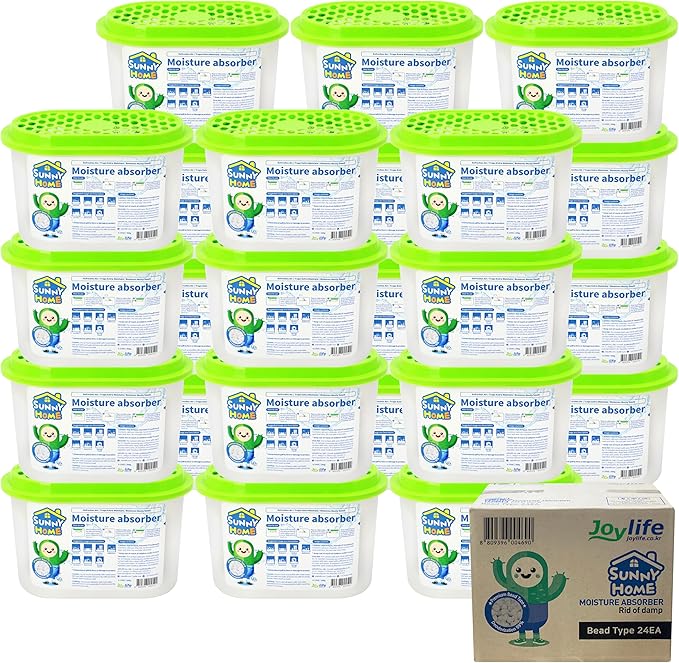 JOYLIFE Sunny Home Moisture Absorbers 9.17oz, Odor Eliminator, Dehumidifier and by SUNNYHOME