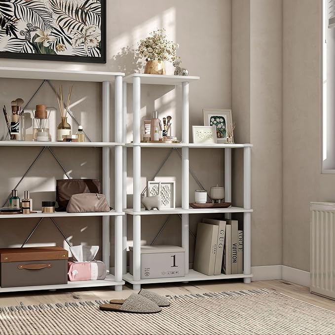 Homes: Inside + Out Apexa Modern 5-Cube Ladder Shelving Units, Collectibles - Image 14