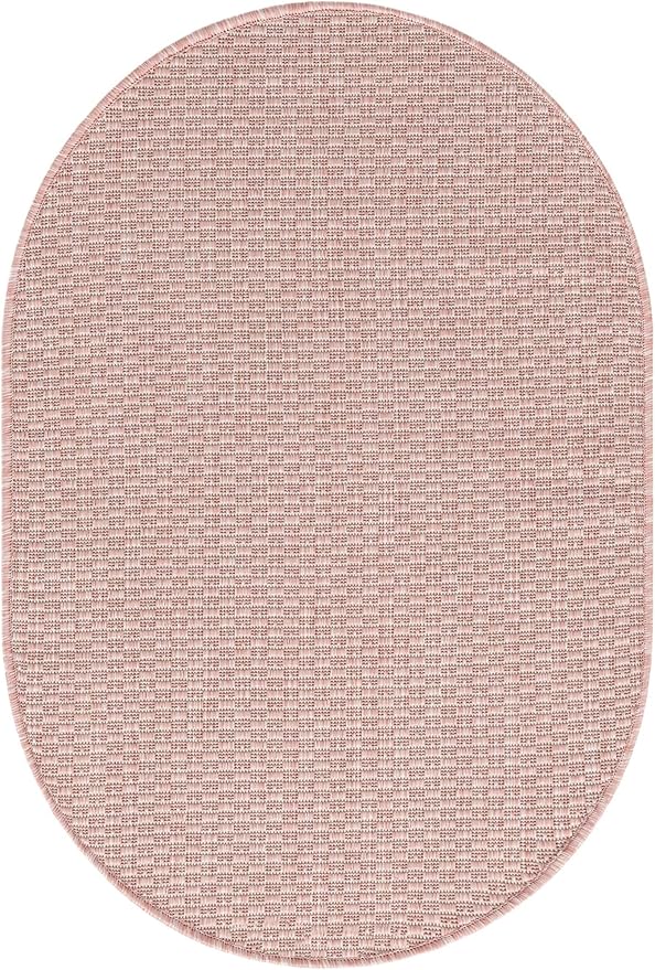 Unique Loom Collection Casual Transitional Solid Heathered Indoor/Outdoor - Image 3