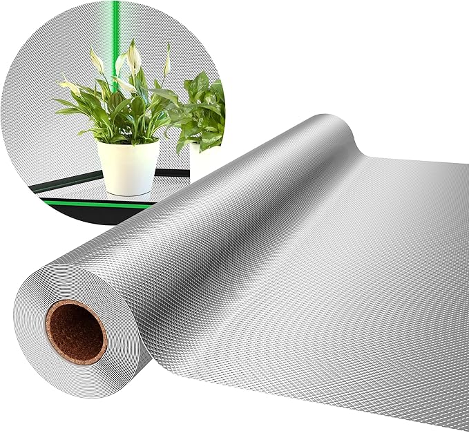 VIVOSUN 6 Mil Mylar Film Roll, 4 ft. x 100 ft. Diamond Film Foil Roll, by VIVOSUN