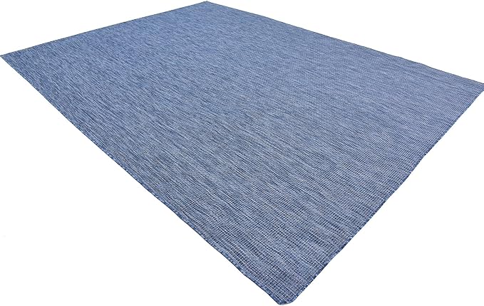 Unique Loom Collection Casual Transitional Solid Heathered Indoor/Outdoor - Image 5