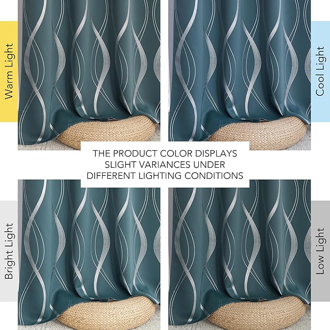 NICETOWN 100% Blackout Curtains Panels - Image 8