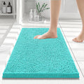 Smiry Luxury Chenille Bathroom Rugs 24x16, Extra Soft and Absorbent Shaggy Bath by Smiry