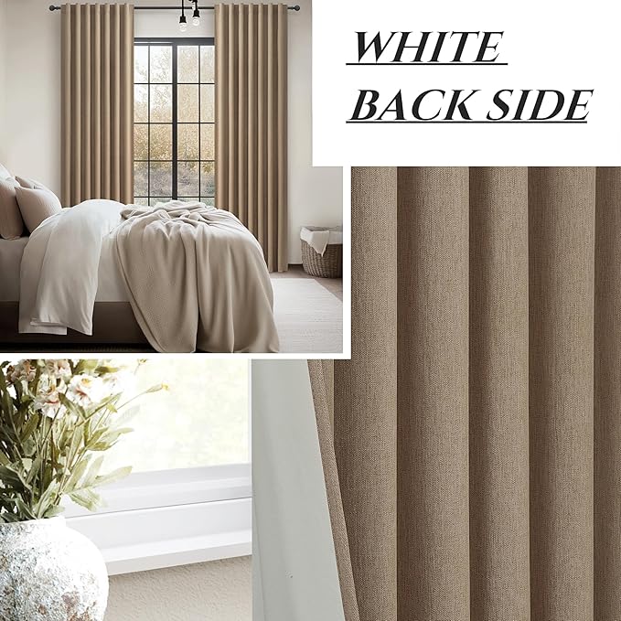 Extra Long Custom 105 Inch Curtains, 100% Blackout Curtains - Image 7