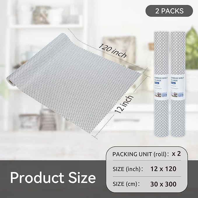 FIFTY FEET 12"x120" Non-Adhesive Shelf Liner - Image 5