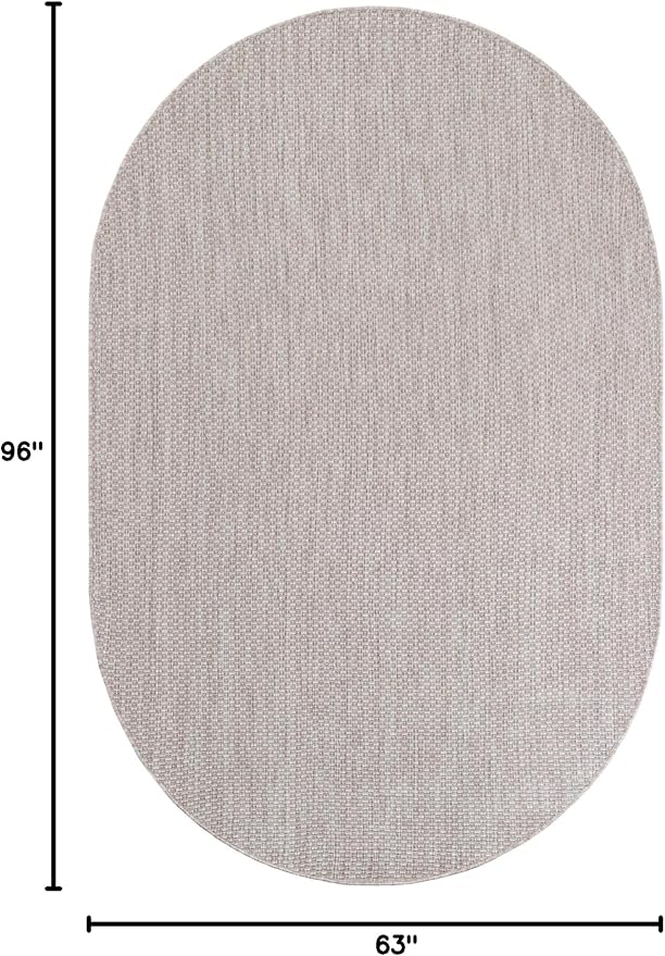 Unique Loom Outdoor Solid Collection Area Rug - Image 2