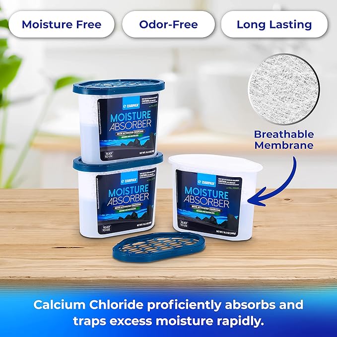 Moisture Absorber Activated Charcoal 10.5 oz/300g | Removes Moisture, Humidity - Image 4