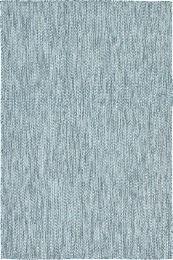 Unique Loom Collection Casual Transitional Solid Heathered Indoor/Outdoor by UniqueLoom