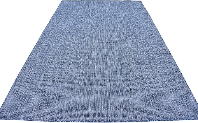 Unique Loom Collection Casual Transitional Solid Heathered Indoor/Outdoor - Image 6