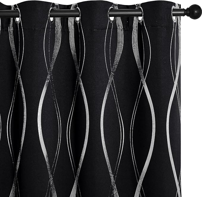 NICETOWN Black Out Curtains 54 inches Long by NICETOWN
