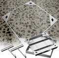 12x12 inch Stainless Steel Square Invisible Manhole Cover | Recessed Septic by Domart