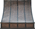 CT Copper Tailor Sloped Copper Vent Hood Wall Mount, 1260 CFM Exhaust Fan by CTCopperTailor