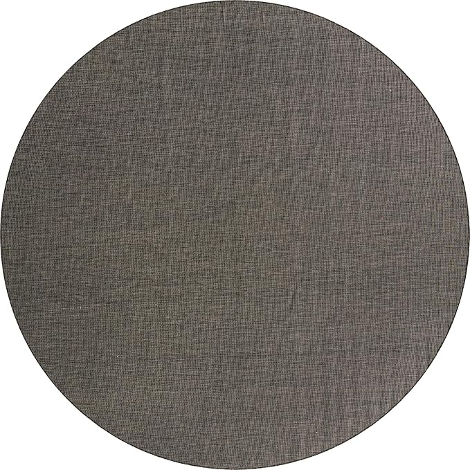 Unique Loom Collection Casual Transitional Solid Heathered Indoor/Outdoor - Image 3