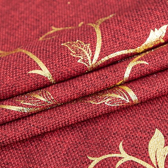 BUHUA Blackout Curtains 84 Inches Long 2 Panels Set Linen Curtains Rod Pocket & - Image 4