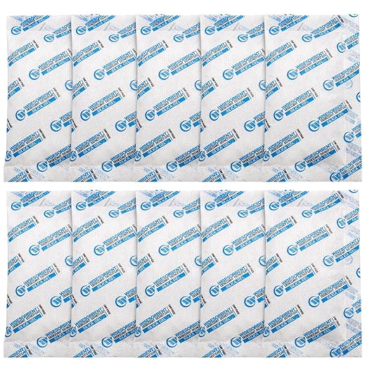 Silica Gel Packets, 20 Gram 15 Packs Dessicant Packets by Wisesorb
