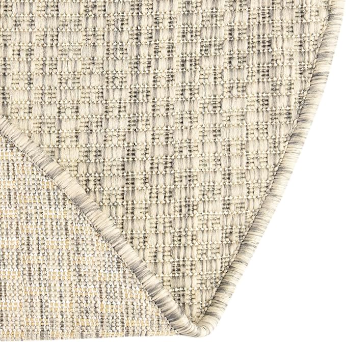 Unique Loom Collection Casual Transitional Solid Heathered Indoor/Outdoor - Image 7
