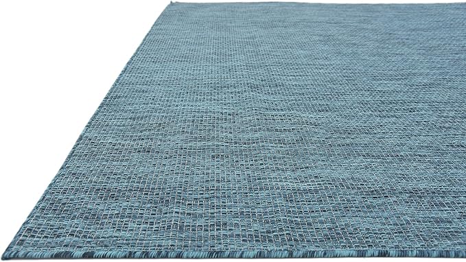Unique Loom Collection Casual Transitional Solid Heathered Indoor/Outdoor - Image 7