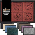 GORILLA GRIP 100% Waterproof All-Season WeatherMax Doormat, US Designed Natural by GorillaGrip
