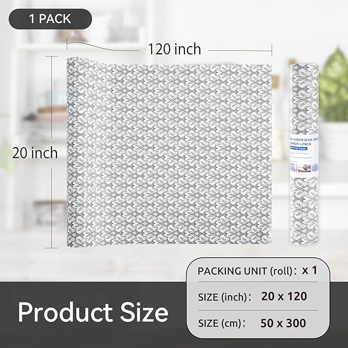 FIFTY FEET 20"x120" Non-Adhesive Shelf Liner - Image 5