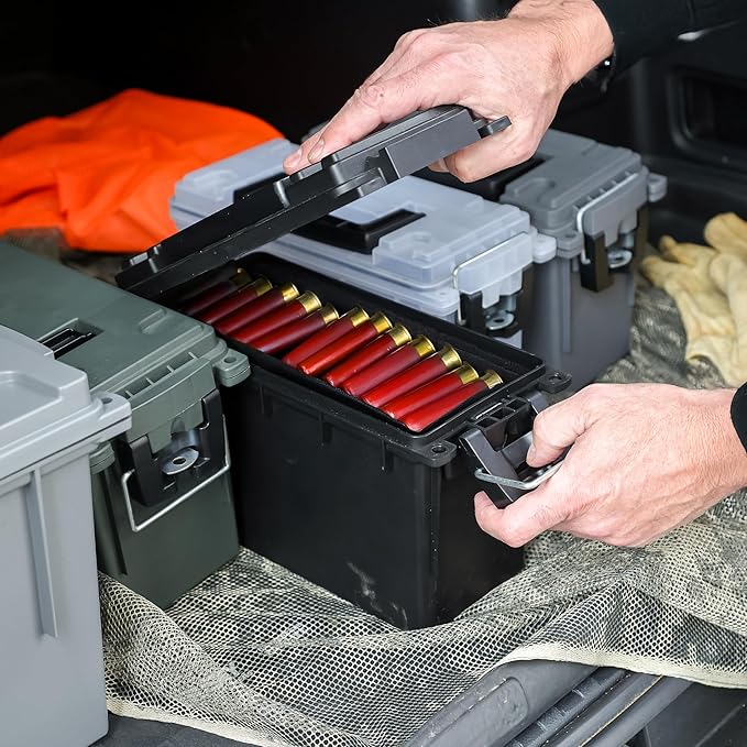 Sheffield 12790 2-Pack Ammo Storage Box, Stackable .30 Cal Field Boxes - Image 9