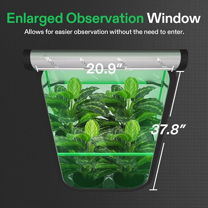 VIVOSUN PRO Grow Tent 4x8 ft, P848 Tents 96"×48"×80" - Image 4