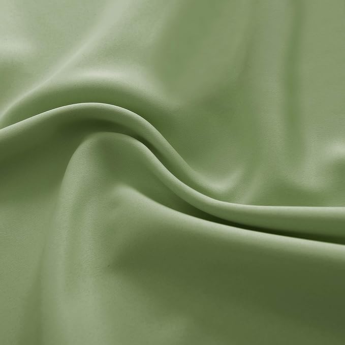 DONREN Sage Green Blackout Curtains - Image 8