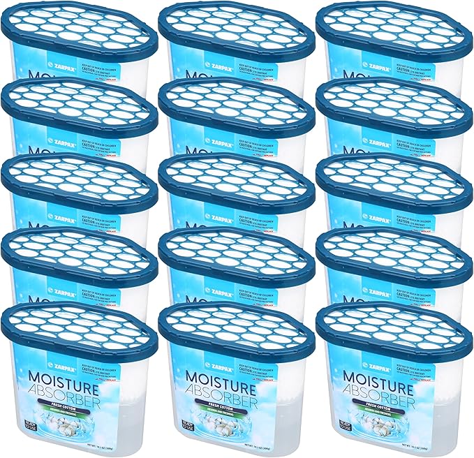 Moisture Absorber Fresh Cotton 10.5 oz/300g | Removes Moisture, Damp & Humidity by Zarpax