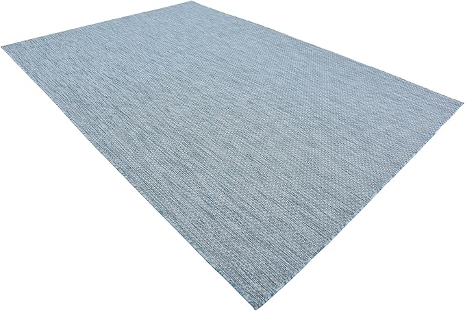 Unique Loom Collection Casual Transitional Solid Heathered Indoor/Outdoor - Image 4