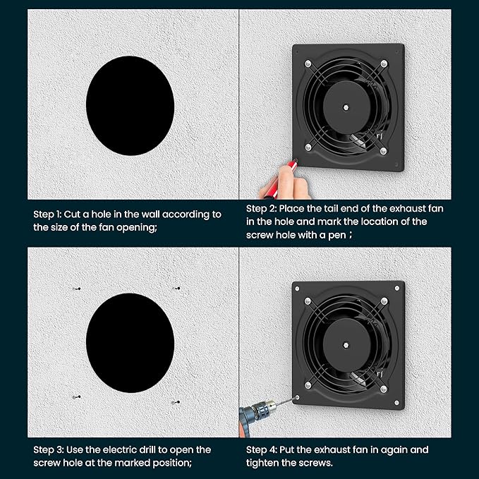 HG Power 6 Inch Exhaust Fan - Image 8