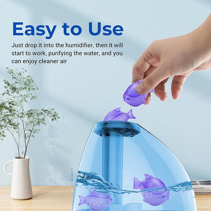 Funmit Humidifier Cleaning Fish, 12 Pack Humidifier Cleaner - Image 8