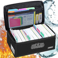 JUNDUN Fireproof Index Card Holder by JUNDUN