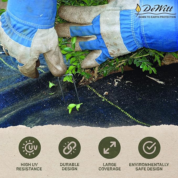 Dewitt 3-Pack Pro-5 Weed Barrier Fabric 5 oz, 6 x 250 Feet – Heavy-Duty Woven - Image 2
