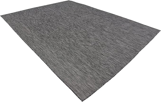 Unique Loom Collection Casual Transitional Solid Heathered Indoor/Outdoor - Image 5