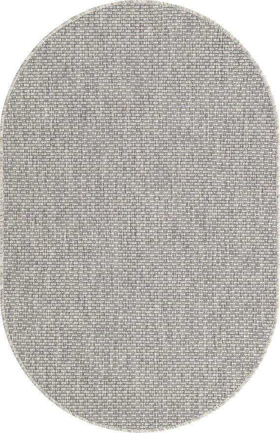 Unique Loom Collection Casual Transitional Solid Heathered Indoor/Outdoor - Image 8