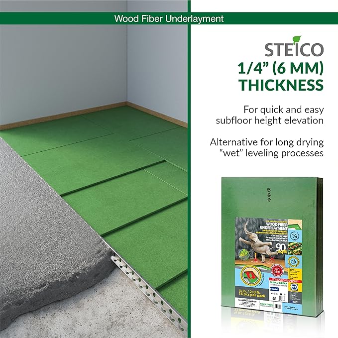 Wood Fiber Flooring Underlayment, 6mm Thickness - Image 7
